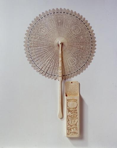 Elfenbeinfächer aus dem Besitz der Katharina Pawlowna